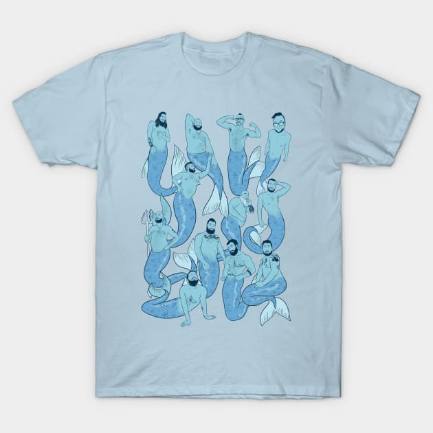 Mermen of the oceans T-Shirt by RobskiArt